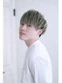 ☆透明感男子☆　ホワイトグレージュショート☆