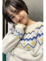 キコ 天神大名西通り店(kico)&nbsp;kico☆シースルーカラー×ミニボブ×オリーブカラー