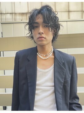 ビビト(bibito) men's wolf wave perm fashion mode