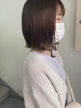 キャンバス バイ ネオリーブ 横浜西口(Canvas by neo.) 切りっぱなしボブ 外ハネ 結べるボブ【sr】