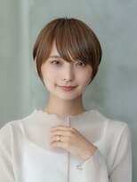 くびれショート/ヌーディーカラー/大人可愛い/髪質改善