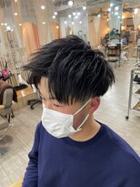 サボン ヘア デザイン カーザ(savon hair design casa+) 爽やかアップバング