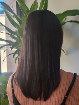 エニィ 池袋西口(Any) 黒髪/グレーベージュ/レイヤーロング/前髪パーマ/池袋