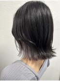 インナーカラー　ホワイトアメジスト