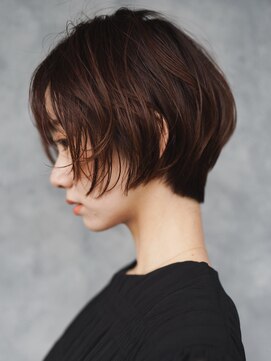 マノ 千歳烏山(MaNO) 大人ショートハイライト髪質改善キッズカット前髪30代40代9