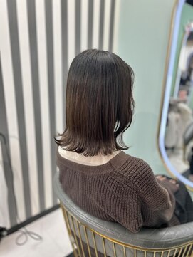 ルフレ 新宿本店1st(Reflet) 外ハネミディアム/髪質改善