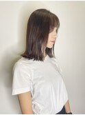 パッツリ＊ミディアムスタイル