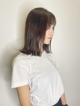 ゼンドットカラスマ(Zen.karasuma) パッツリ＊ミディアムスタイル