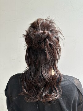 ジュエ ヘアー デザイン(Jue hair design) ハーフアップカチモリヘア
