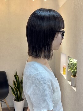 シュガー バイ エクラート 立川南口店(SUGAR by ECLART) 【立川】外ハネボブ×縮毛矯正【髪質改善】