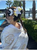 和装フィッシュボーンポニー