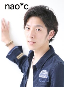 ナオシ エリアツー 北大和店(nao c area2) 【ナオシ北大和店】人気☆爽やかアップバンクメンズスタイル