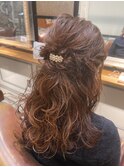 結婚式&ウエディングパーティー用韓国ヘアアレンジ　日吉