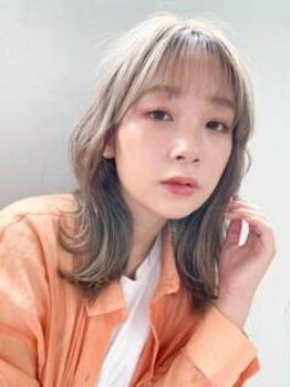 クーシ(kuusi)の写真/【ダメージレス&透明感】艶々で透けるような色味♪カラーを繰り返すほど美しい髪に★イルミナカラー¥7700