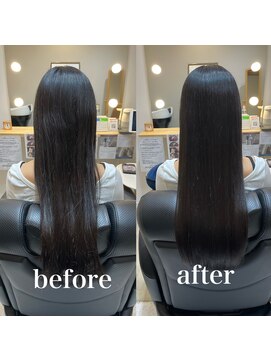 ツヤと髪 クリム(crim) 髪質改善ヘアエステ　ロング　白髪染め　30代、40代、20代