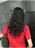 20代30代大人 カール感強め個性派ロングパーマ