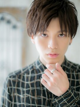 理容ハンサム 戸田公園店 20代30代伸ばしかけ七三分け韓国メンズカットF戸田公園