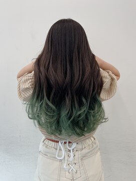 アライブ キチジョウジ(ALIVE Kichijoji) 【ALIVE吉祥寺】ライムグリーングラデーションカラー