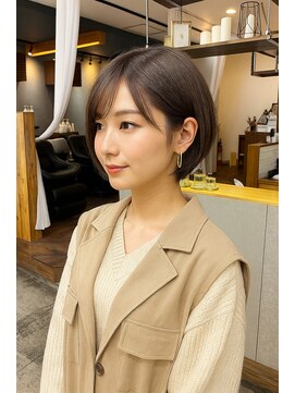 コポル(Copol) まわりと差がつく小顔ショート×アイスグレーラテ