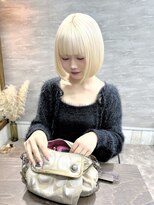 ソー(so.)&nbsp;抜きっぱなしブロンド/切りっぱなしボブ/ミニボブ/横浜