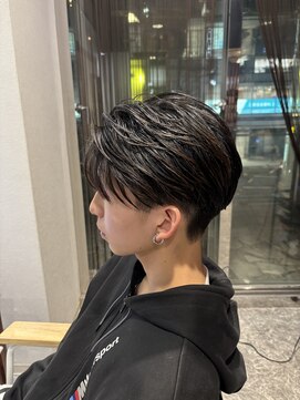 メンズカットメンズパーマフェザーパーマサーフカール