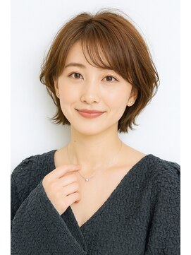 ゲイン(Gain) ショートカット・レイヤーカット×白髪ぼかし