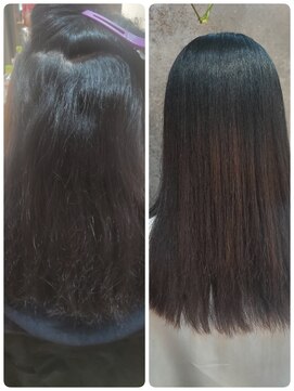 アンバール(amberl) シルクストレート