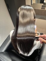 ルナス 福岡天神(LUNAS) 【髪質改善カラー】オリーブブラウン【大人ガーリー】