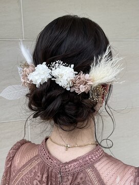 スタイル 成城学園前(STYLE) 卒業式・結婚式お呼ばれヘア　ふわふわ引き出しアップスタイル