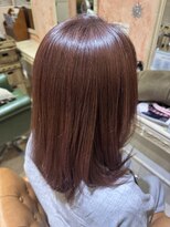 ジール(zeal)&nbsp;着物ヘア/大人ガーリー/ダークアッシュ/似合わせカット/成田