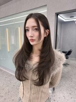 ボタン ハカタ(VOTAN hakata)&nbsp;【柿本真優】レイヤーカット/前髪なし/ブラウンカラー