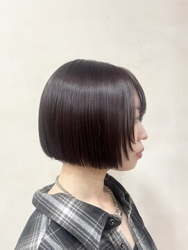 ヌフ(neuf) ラベンダーベージュ×レイヤーボブ/neuf 清水