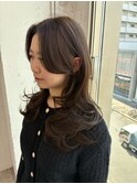 ロングレイヤー/ショコラカラー