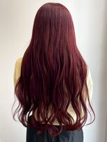 ベルフェミンキルン(Belle femin kilun)&nbsp;ダブルカラー 韓国ヘア チェリーレッド レイヤーカット