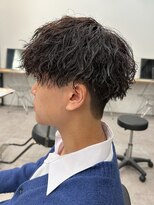 エルマーク 神戸元町(L-MARK)&nbsp;波巻きスパイラル/men's/フェザーパーマ/メンズパーマ/学割
