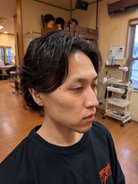 ヘアーサロンもりかわ&nbsp;ウルフ系ニュアンスフェザーパーマ