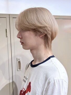デート 下北沢(DATE) 下北沢メンズカットブリーチカラーダブルカラーハイトーンカラー
