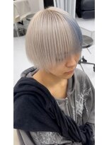 ウィステル(wistell) ホワイト×ライトブルー(デザイン)