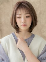 カバーヘア ブリス 志木南口駅前店(COVER HAIR bliss)&nbsp;ミルクブラウン大人かわいい小顔レイヤーウルフカット20代30代W