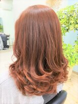 ヴァニラ(Vanilla) ロング#ローレイヤースタイル#オレンジ