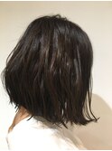 大人前下がりボブスタイル♪