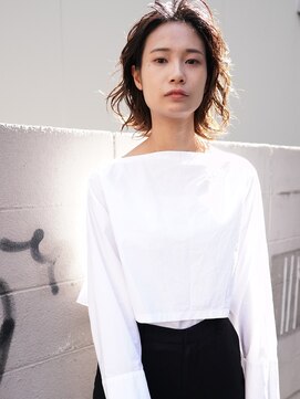 ヌース(NOUS) 【NOUS】パーマ/前髪パーマ/ボブ/顔まわり/前髪なし《天神》