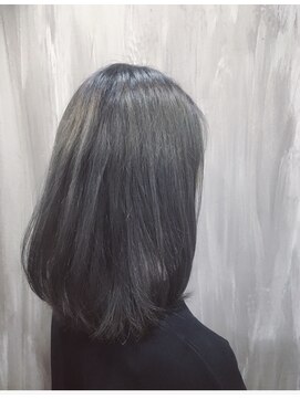 ヘアサロンエム 大宮東口(HAIR SALON M) 外ハネボブ/アッシュブラウン/ネオウルフ/デザインカラー