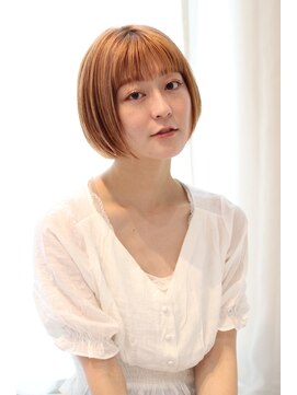 シロフ シンジュク(shirof shinjuku) 《shiro》耳かけナチュラルミニボブスタイル