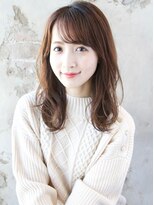 アフロート ルヴア(AFLOAT RUVUA)&nbsp;大人可愛い【巻き髪風パーマ】×【艶チョコレートブラウン】