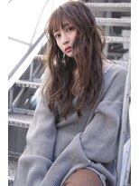 オースティン 門前仲町(AUSTIN)&nbsp;前髪かき上げイメチェンイヤリングカラーラベンダーカラーくびれ