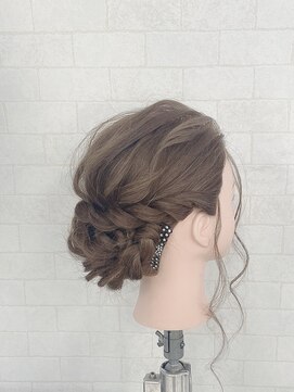 サロン Salon アイ アート 浴衣に合う ルーズシニヨン