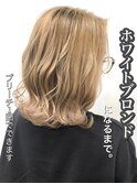  下北沢ブロンド×ダブルカラーくびれヘアメルティカラー