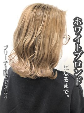 セシルヘアー(CECIL hair) 下北沢ブロンド×ダブルカラーくびれヘアメルティカラー