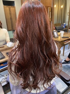 ウェンブリー ピンクカラー(ブリーチ無し)